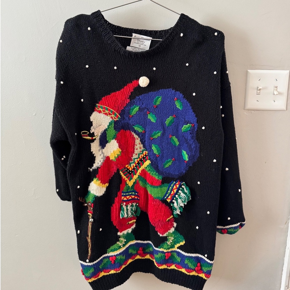 Marisa Christina Classics Vintage Knitted‎ Christmas Sweater